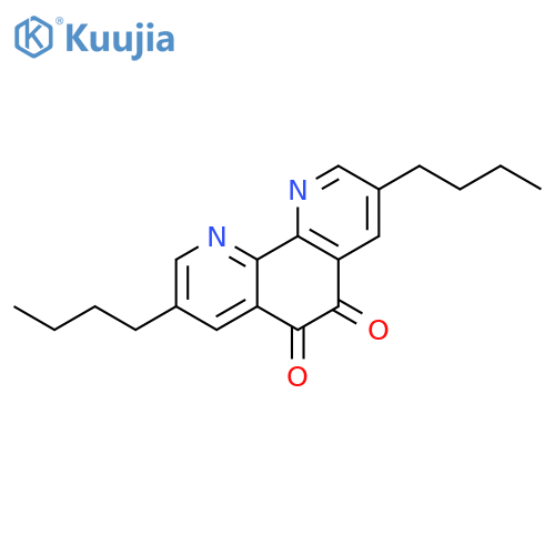 1,10-Phenanthroline-5,6-dione, 3,8-dibutyl- structure