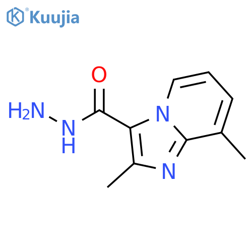 2,8-dimethyl-Imidazo[1,2-a]pyridine-3-carboxylic acid hydrazide structure
