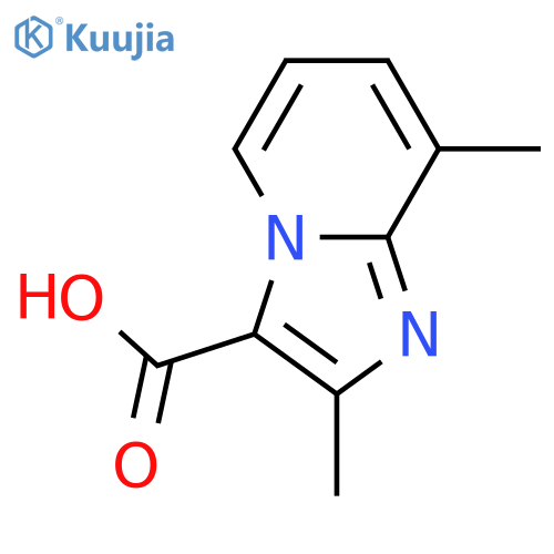 2,8-Dimethylimidazo1,2-apyridine-3-carboxylic Acid structure