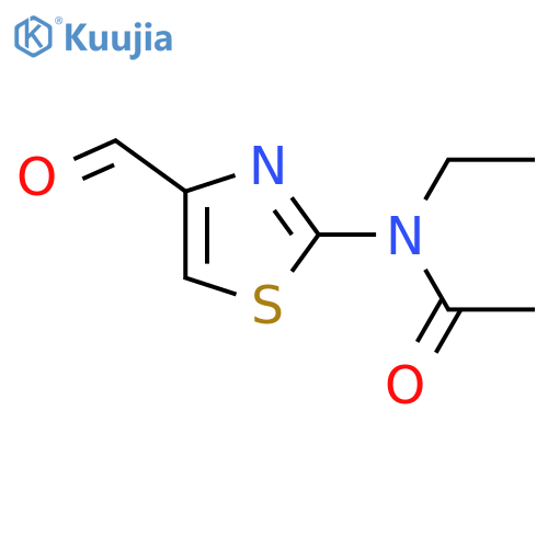 N-ethyl-N-(4-formyl-1,3-thiazol-2-yl)acetamide structure