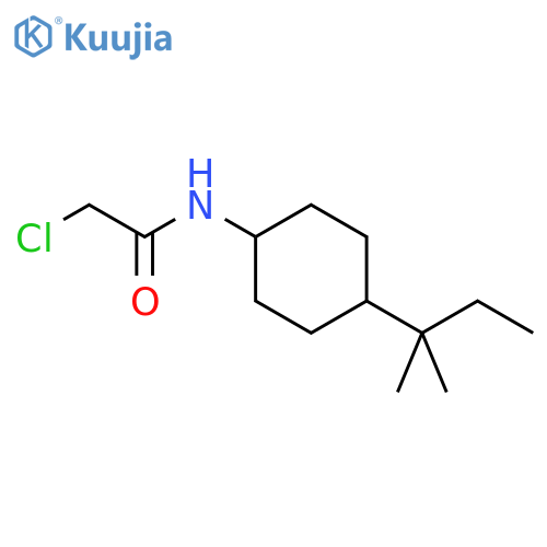 2-Chloro-N-4-(2-methylbutan-2-yl)cyclohexylacetamide structure