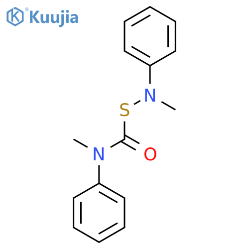 Benzenamine, N-methyl-N-[[(methylphenylamino)carbonyl]thio]- structure