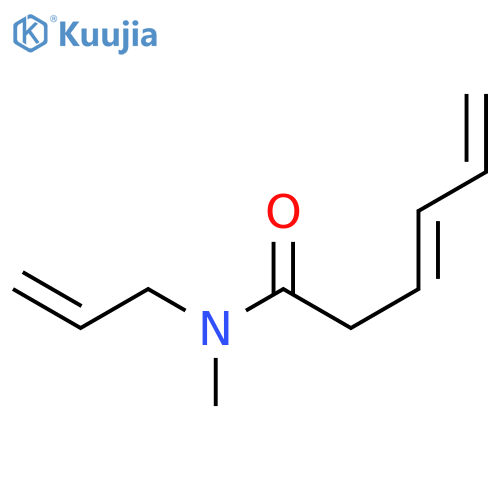 3,5-Hexadienamide, N-methyl-N-2-propenyl-, (E)- structure