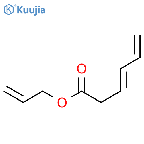 3,5-Hexadienoic acid, 2-propenyl ester, (E)- structure