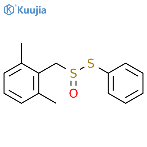 Benzene, 1,3-dimethyl-2-[(phenylthio)sulfinylmethyl]- structure