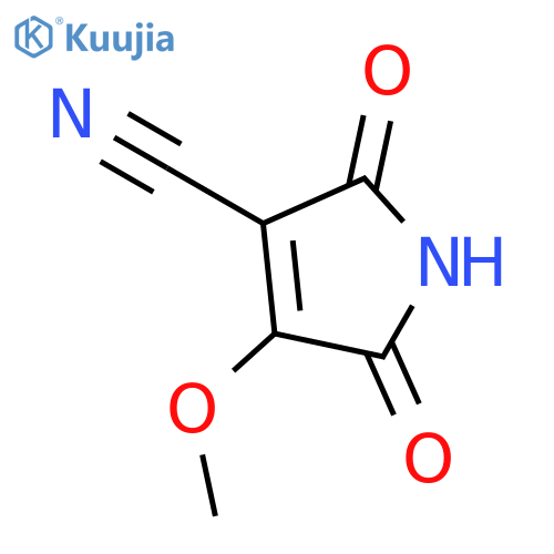 4-methoxy-2,5-dioxo-2,5-dihydro-1H-pyrrole-3-carbonitrile structure