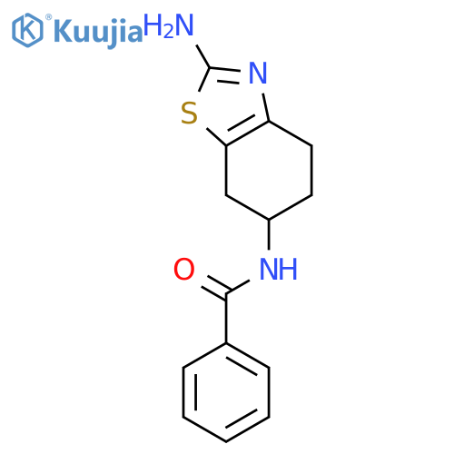 Benzamide, N-(2-amino-4,5,6,7-tetrahydro-6-benzothiazolyl)- structure