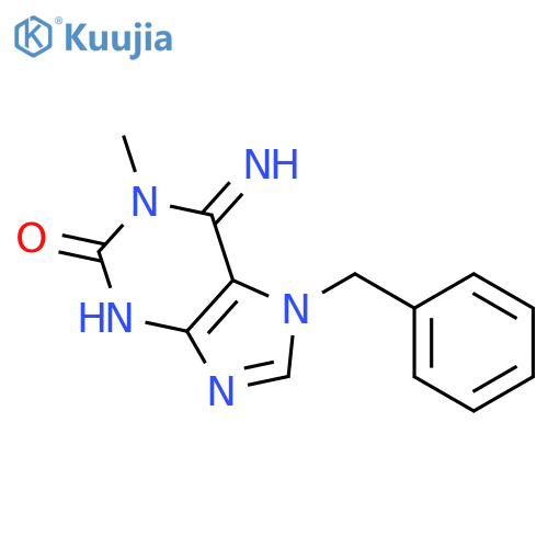 2H-Purin-2-one, 1,3,6,7-tetrahydro-6-imino-1-methyl-7-(phenylmethyl)- structure