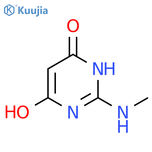 4(3H)-Pyrimidinone,6-hydroxy-2-(methylamino)- structure