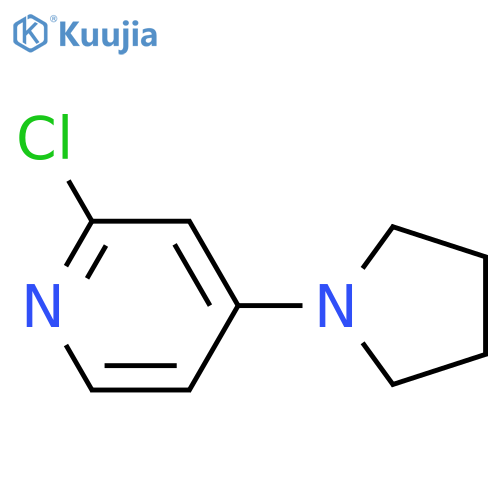 2-Chloro-4-(pyrrolidin-1-yl)pyridine structure