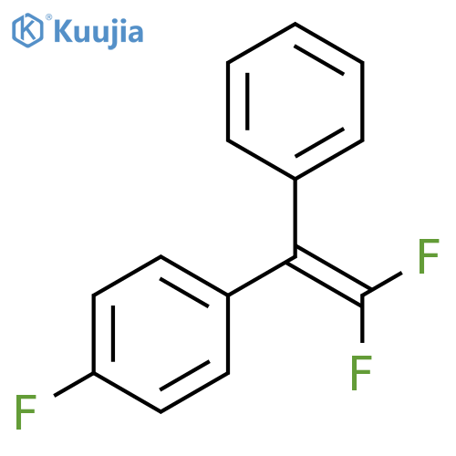 Benzene, 1-(2,2-difluoro-1-phenylethenyl)-4-fluoro- structure