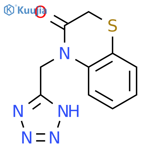 4-(1H-Tetrazol-5-yl-methyl)-4H-benzo1,4thiazin-3-one structure