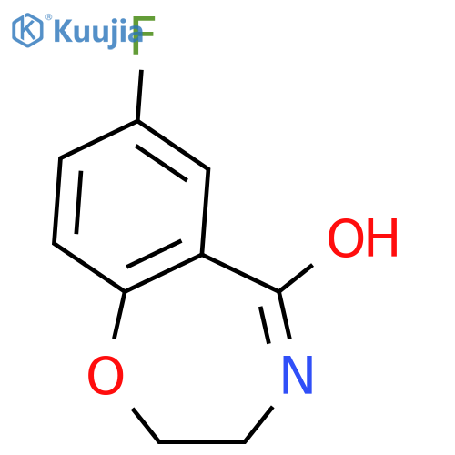 7-fluoro-2,3,4,5-tetrahydro-1,4-benzoxazepin-5-one structure
