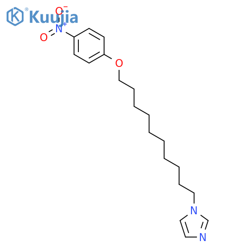 1H-Imidazole, 1-[10-(4-nitrophenoxy)decyl]- structure