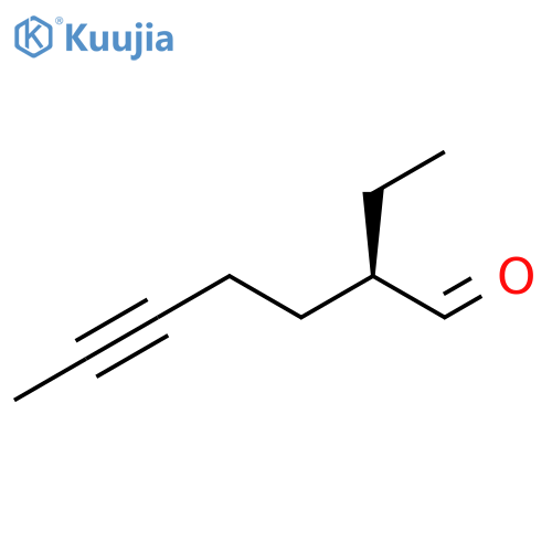 5-Heptynal, 2-ethyl-, (2R)- structure