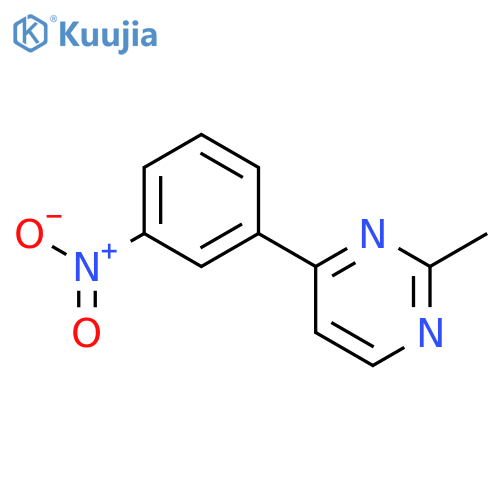 2-Methyl-4-(3-nitrophenyl)pyrimidine structure