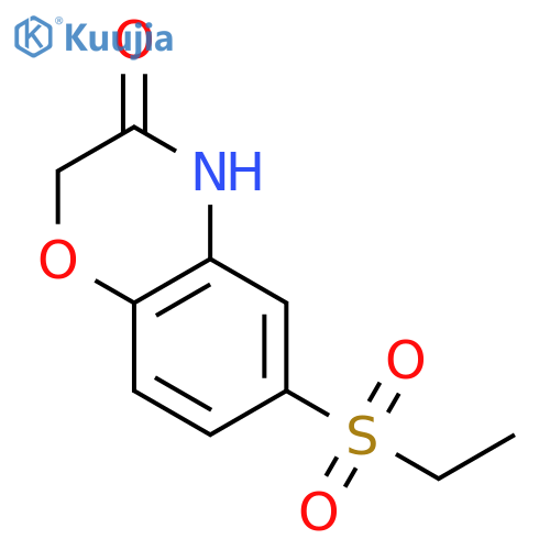 6-(Ethylsulphonyl)-2H-1,4-benzoxazin-3(4H)-one structure