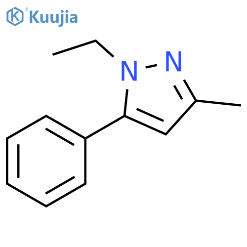 1H-Pyrazole, 1-ethyl-3-methyl-5-phenyl- structure