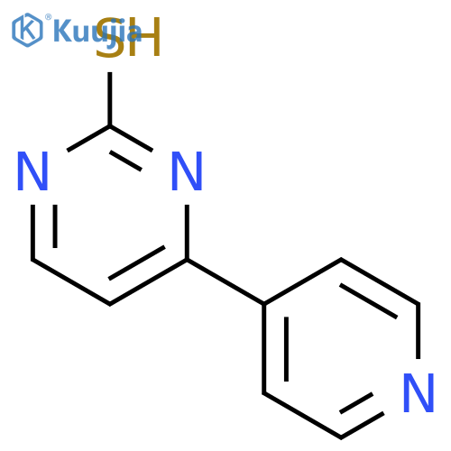 4-(Pyridin-4-yl)pyrimidine-2-thiol structure