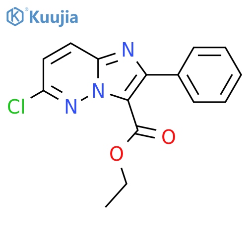 Ethyl 6-chloro-2-phenylimidazo[1,2-b]pyridazine-3-carboxylate structure
