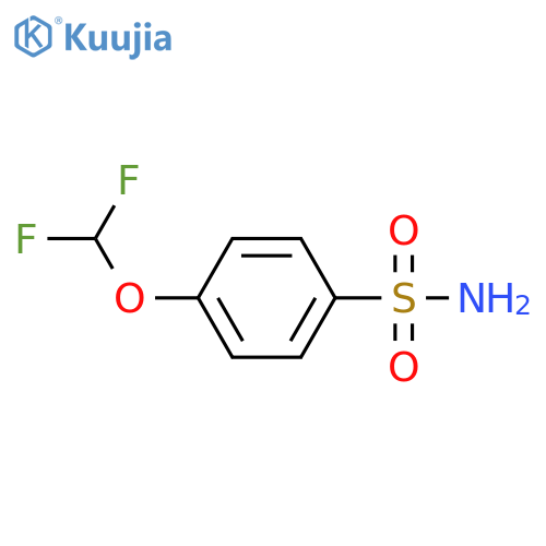 4-(Difluoromethoxy)benzenesulfonamide structure