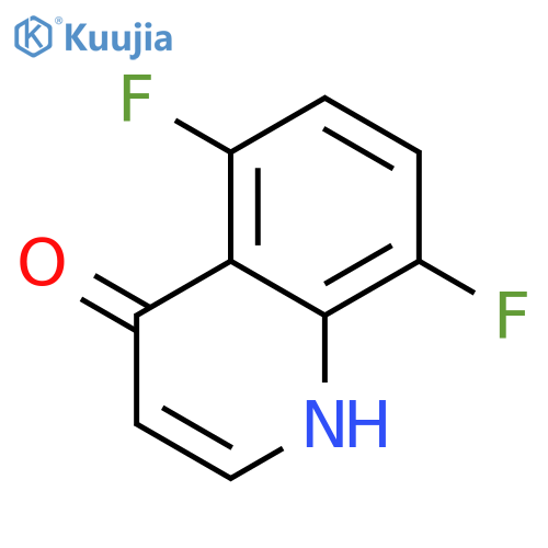 5,8-difluoroquinolin-4-ol structure