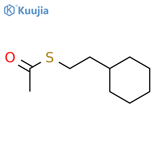 Ethanethioic acid, S-(2-cyclohexylethyl) ester structure