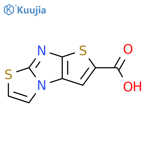 5,9-dithia-1,7-diazatricyclo6.3.0.0,2,6undeca-2(6),3,7,10-tetraene-4-carboxylic Acid structure