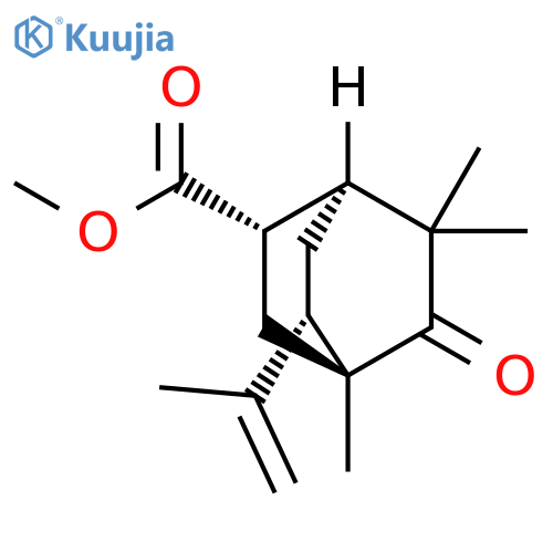 Bicyclo[2.2.2]octane-2-carboxylic acid,4,6,6-trimethyl-8-(1-methylethenyl)-5-oxo-, methyl ester, (1S,2S,4S,8S)- structure