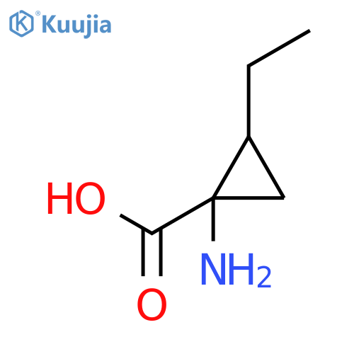 Cyclopropanecarboxylicacid, 1-amino-2-ethyl- structure