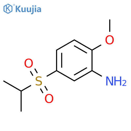 2-Methoxy-5-(propane-2-sulfonyl)aniline structure