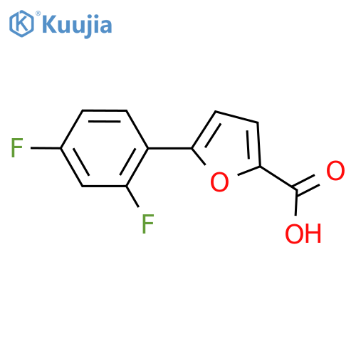 2-Thiophenecarboxylicacid, 5-(2,4-difluorophenyl)- structure