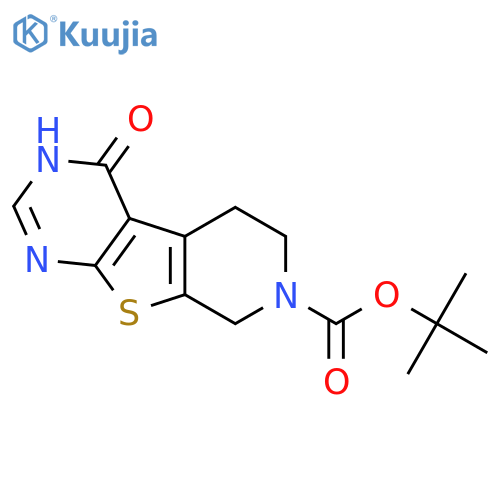 tert-butyl 3-oxo-8-thia-4,6,11-triazatricyclo7.4.0.0,2,7trideca-1(9),2(7),5-triene-11-carboxylate structure