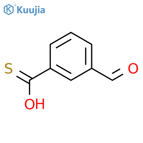 Benzenecarbothioic acid, 3-formyl- structure