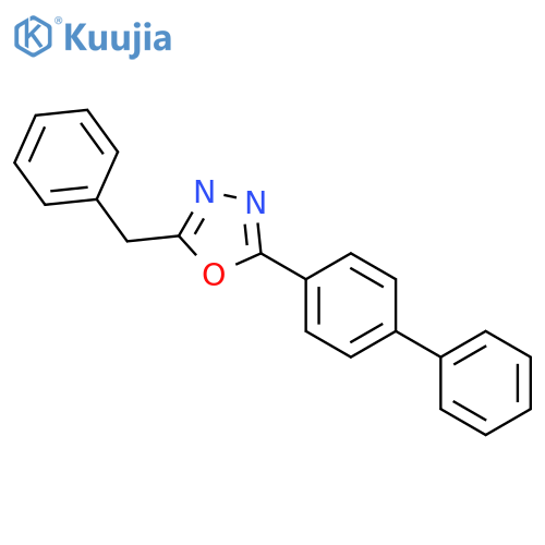 1,3,4-Oxadiazole, 2-[1,1'-biphenyl]-4-yl-5-(phenylmethyl)- structure