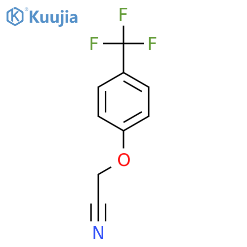 2-[4-(Trifluoromethyl)phenoxy]acetonitrile structure