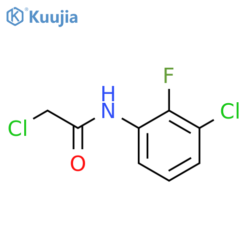 2-Chloro-N-(3-chloro-2-fluorophenyl)acetamide structure
