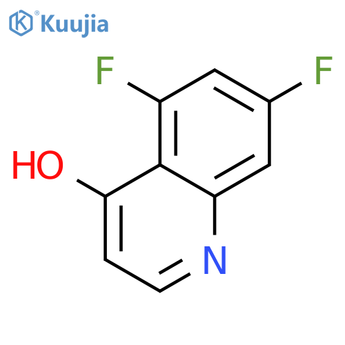 5,7-Difluoro-4-hydroxyquinoline structure