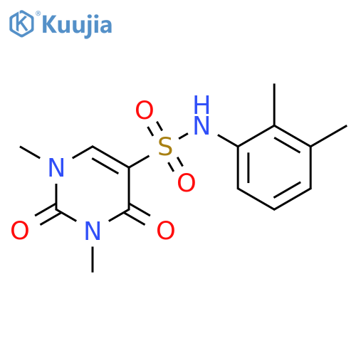 N-(2,3-dimethylphenyl)-1,3-dimethyl-2,4-dioxo-1,2,3,4-tetrahydropyrimidine-5-sulfonamide structure