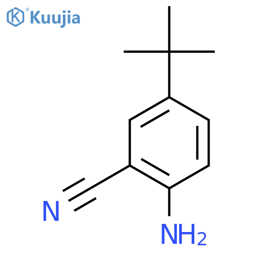 2-Amino-5-tert-butyl-benzonitrile structure