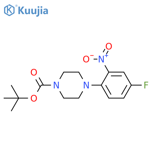 1-Boc-4-(4-Fluoro-2-nitrophenyl)piperazine structure
