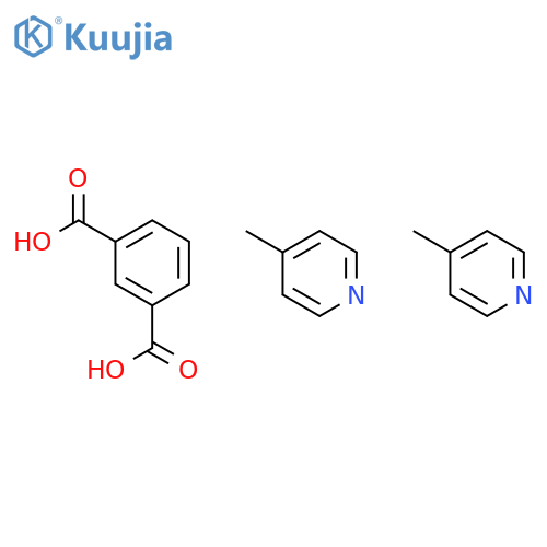 1,3-Benzenedicarboxylic acid, compd. with 4-methylpyridine (1:2) structure