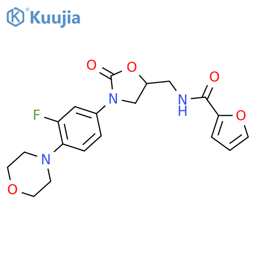 2-Furancarboxamide,N-[[(5S)-3-[3-fluoro-4-(4-morpholinyl)phenyl]-2-oxo-5-oxazolidinyl]methyl]- structure
