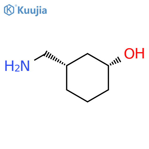 Cyclohexanol, 3-(aminomethyl)-, (1R,3S)-rel- structure