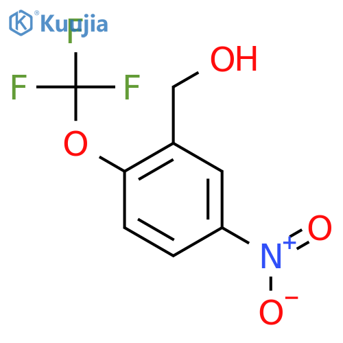 Benzenemethanol, 5-nitro-2-(trifluoromethoxy)- structure