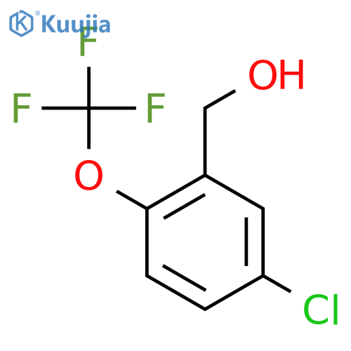 5-Chloro-2-(trifluoromethoxy)benzyl alcohol structure