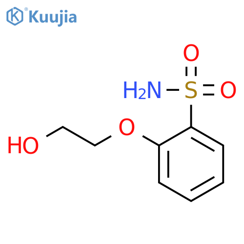 BENZENESULFONAMIDE, 2-(2-HYDROXYETHOXY)- structure