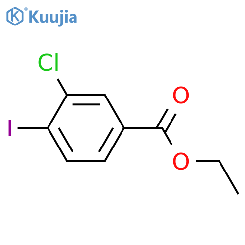 Ethyl 3-chloro-4-iodobenzoate structure