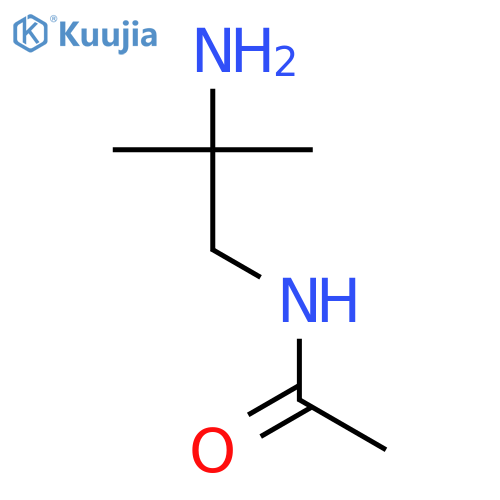 Acetamide, N-(2-amino-2-methylpropyl)- structure