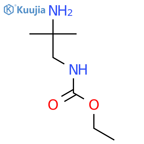 Carbamic acid, (2-amino-2-methylpropyl)-, ethyl ester structure